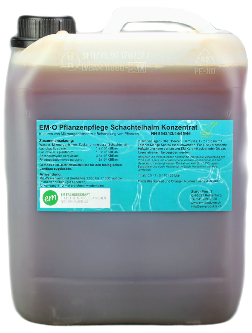 EMIKO Bio Teichpflege 5 Liter - Natürliches EM-Konzentrat Für Klares Wasser